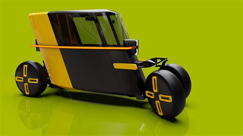 Electric city car (2021) on Behance