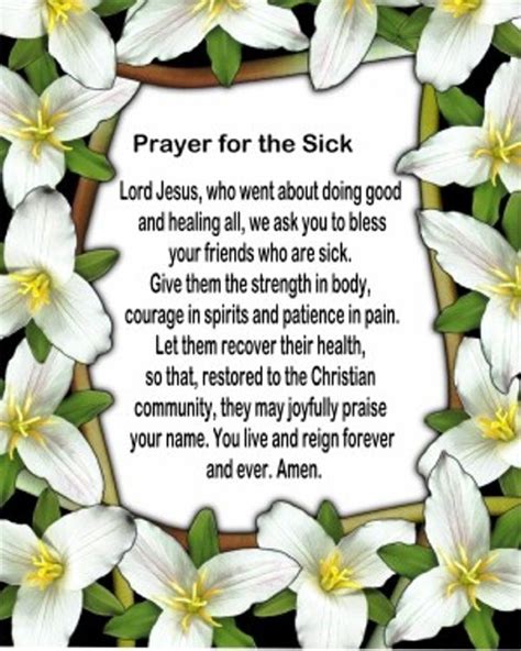 Prayers For Healing The Sick Quotes. QuotesGram