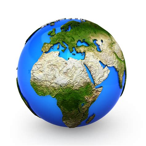 3D Globe With World Map Stock Photo | Graphics Presentation ...