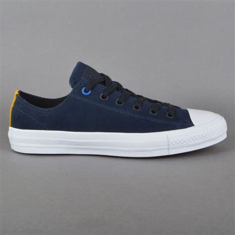 Converse CTAS Pro Suede OX Skate Shoes - Obsidian/Black/White - SKATE SHOES from Native Skate ...