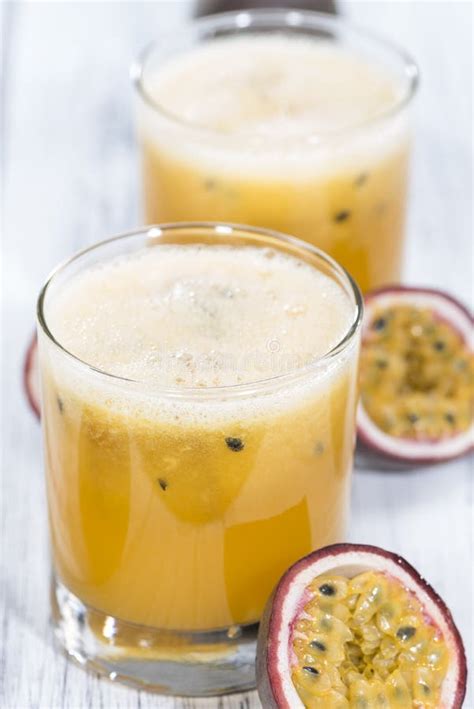 Maracuja Juice With Fresh Fruits Stock Image - Image of refreshment, passionfruit: 44117933