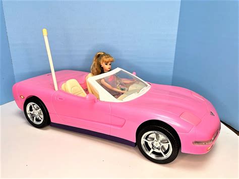 Vintage 2001 Mattel Remote Control Barbie Corvette With No, 49% OFF