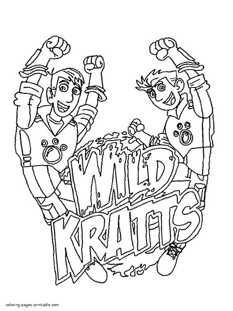 Wild Kratts colouring pages || COLORING-PAGES-PRINTABLE.COM