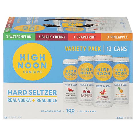 High Noon Hard Seltzer, Variety Pack 12 ea | Beer, Wine & Spirits | FairPlay Foods