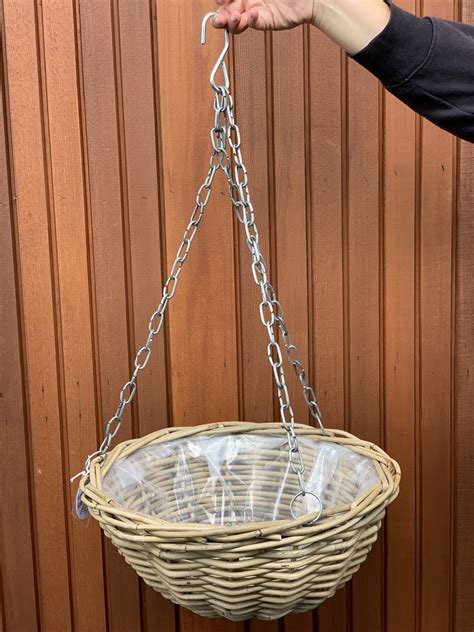 Hanging Rattan Basket - Landscape Supply Co