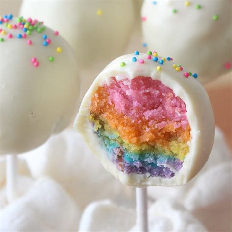 Surprise Rainbow Cake Pops - Cooking TV Recipes