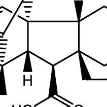 Molecular structure of gibberellic acid | Download Scientific Diagram