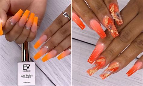 21 Neon Orange Nails and Ideas for Summer - StayGlam