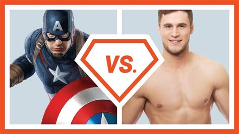 Captain America's Strength Vs A Jacked Dude | Superfit | Men's Health - YouTube