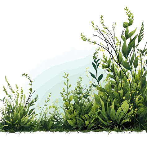 Premium Vector | Grass border vector illustration