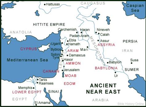 26 Tyre Map Ancient Near East – The Scripture Says