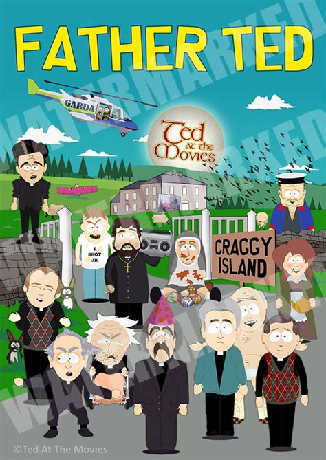 Father Ted / South Park Parody Poster - Etsy