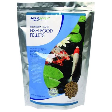 Aquascape Premium Staple Fish Food Pellets - Large Pellets - (1) 2 kg ...