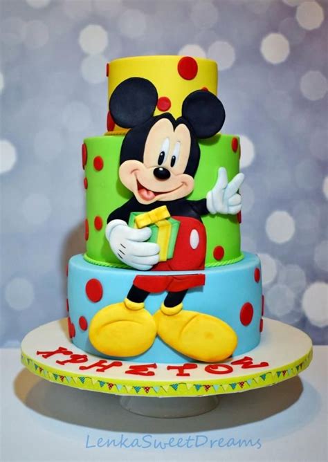 Mickey Mouse birthday cake. | Mickey birthday cakes, Mickey mouse birthday cake, Mickey and ...