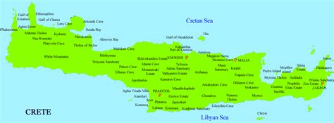 Minoan Crete Map