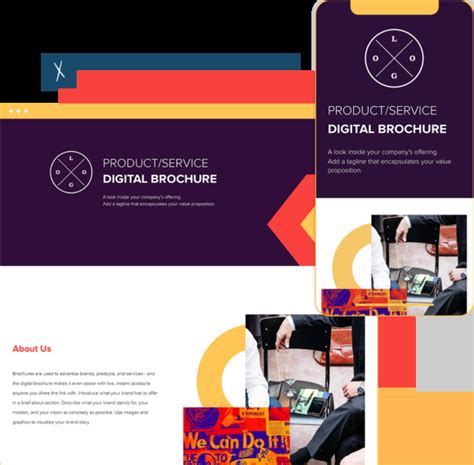 FREE Digital Brochure Template | Xtensio | Edit Online | 2023