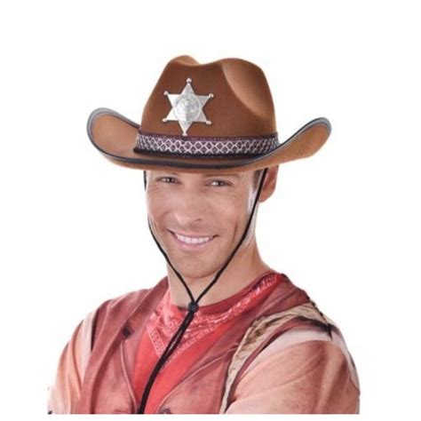 Brown Sheriff Hat - Costume World