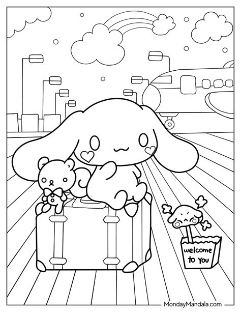 22 Cinnamoroll Coloring Pages (Free PDF Printables)