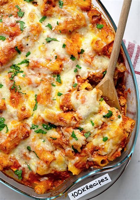 Easy Meatless Baked Ziti Recipe : How to Make it ...