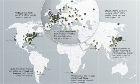 Nuclear Reactor Map