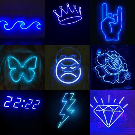 Neon Blue Wallpaper