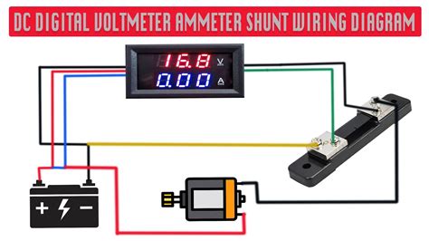 Digital Voltmeter And Ammeter Circuit Diagram