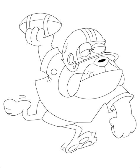 funny dog playing football, vector illustration, for kids and adult 22122043 Vector Art at Vecteezy