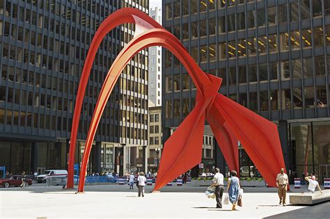 Alexander Calder Flamingo sculpture, … – License image – 70164125 lookphotos