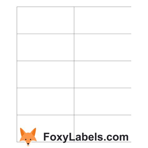 Avery 5352 Template Google Docs & Google Sheets | Foxy Labels