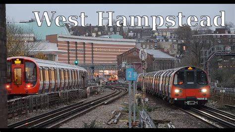 London Underground, West Hampstead Station. Two Lines, Three Trains. - YouTube