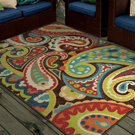 Orian Rugs Bright Colors Paisley Monteray Area Rug or Runner - Walmart.com - Walmart.com