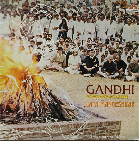 Lata Mangeshkar – Gandhi - Favourite Bhajans By Lata Mangeshkar (1983 ...