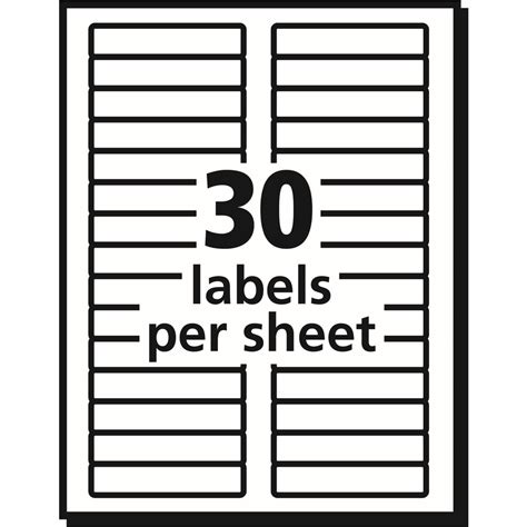 Avery® TrueBlock(R) File Folder Labels, Sure Feed(TM) Technology ...