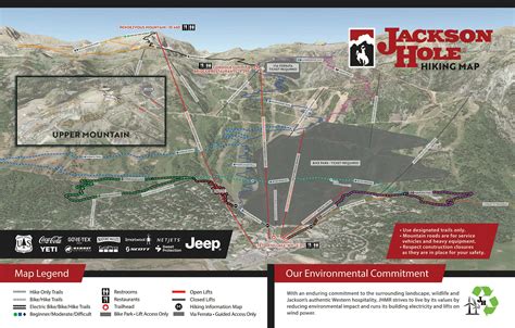 Summer Hiking Map - Jackson Hole Mountain Resort