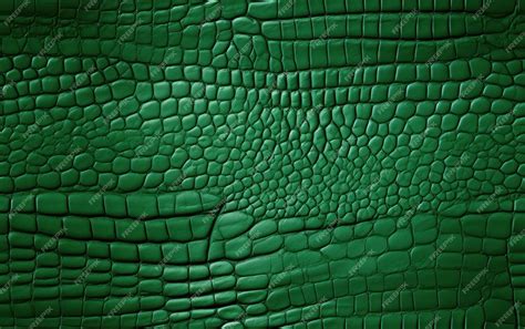 Premium AI Image | Alligator Scaled Green Texture