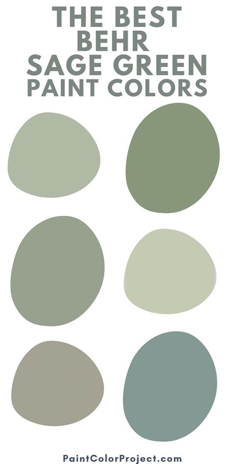 The 7 Best Behr Sage Green Paint Colors