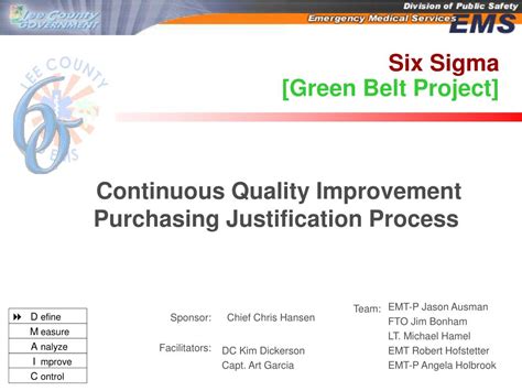 PPT - Six Sigma [Green Belt Project] PowerPoint Presentation, free ...