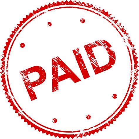 4 Paid Stamp Vector (PNG Transparent, SVG) | OnlyGFX.com