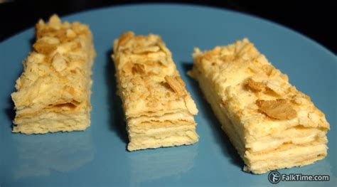 Napoleon, recipe of popular Russian cake | FalkTime