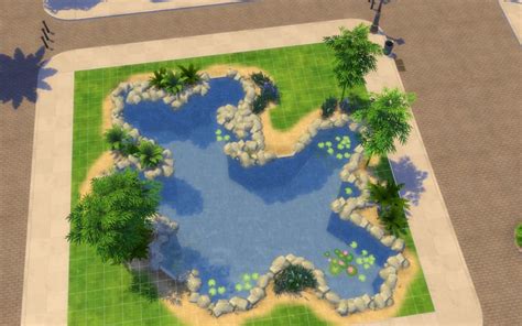 The Sims 4 Cool Pools, Part 1 : The Pond-Pool