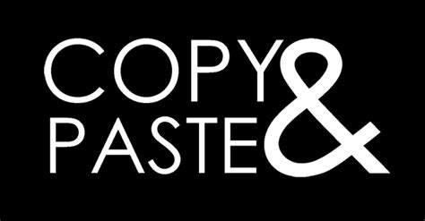 copy and paste - logo by tea-pot on DeviantArt