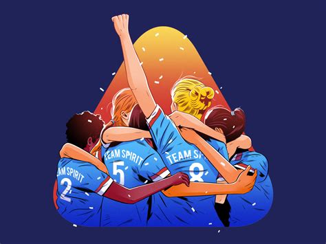 Team Spirit by Folio Illustration Agency on Dribbble