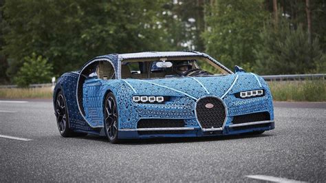 This Insane Life-Size Lego Technic Bugatti Chiron Is Drivable