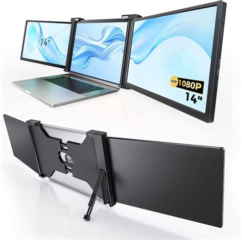 SOOMFON 14 Inch Triple Portable Monitor 1080P@60Hz Chile | Ubuy