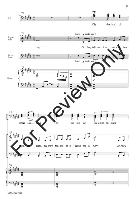 Unclouded Day (SATB ) by Nick Klemetson| J.W. Pepper Sheet Music