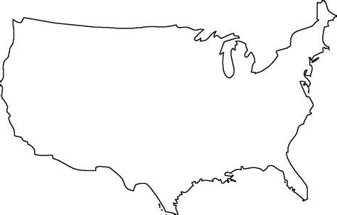 Printable Map of USA