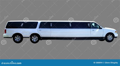 Stretch Limo stock photo. Image of white, limo, transportation - 588894