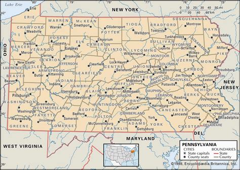 Ohio Pa Map State and County Maps Of Pennsylvania | secretmuseum