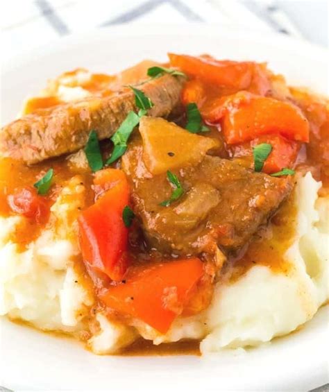 Easy Instant Pot Swiss Steak - An Old-Fashioned Favorite - Margin ...