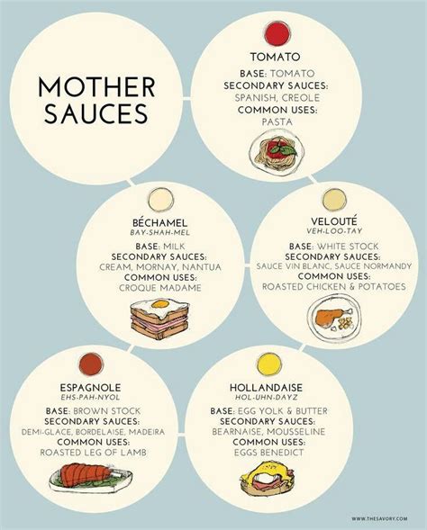 what are mother sauces - Google Search | Sauce, Cooking basics, 5 ...